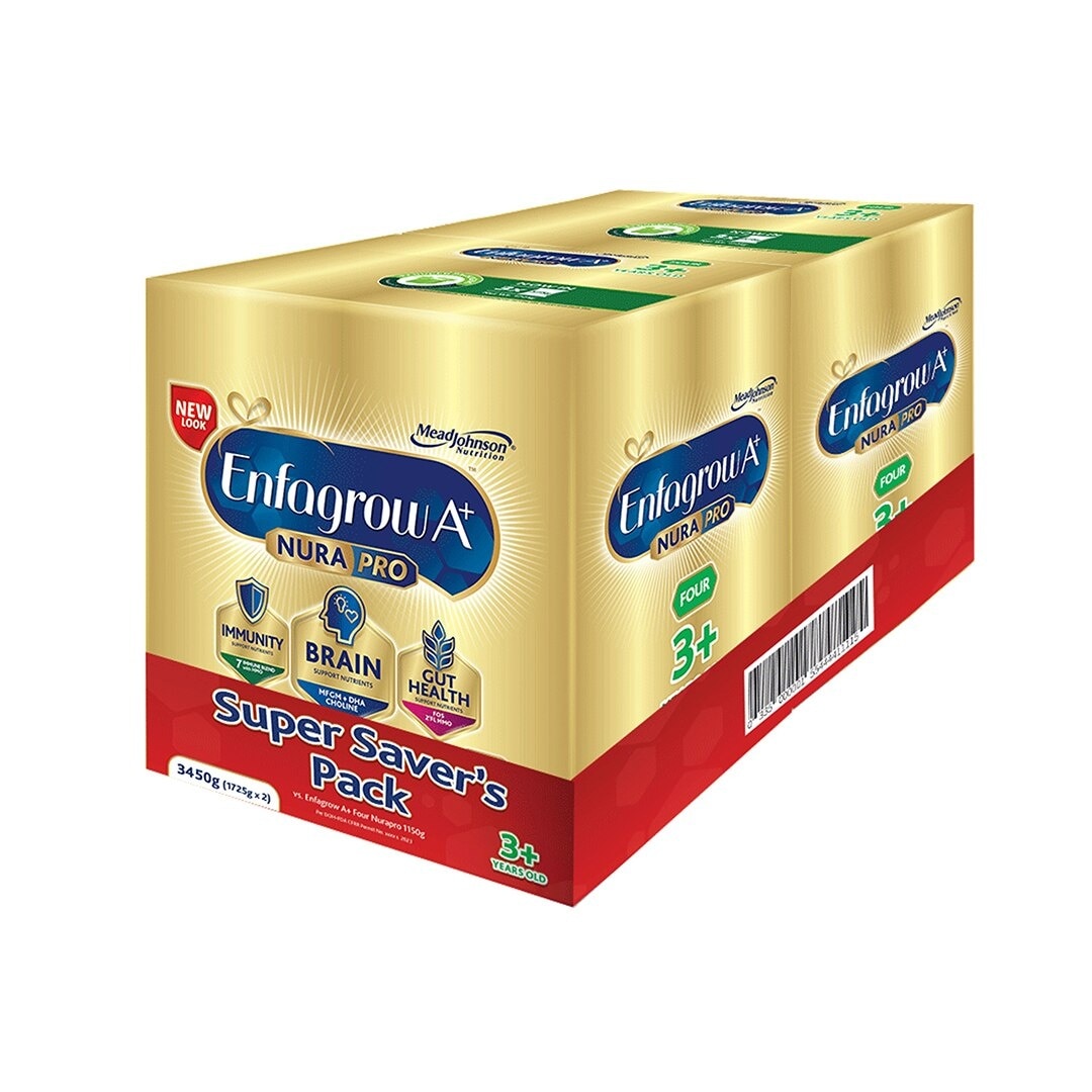 Enfagrow A+ Four Nurapro 3.45kg Powdered Milk Drink for Kids Above 3 Years Old