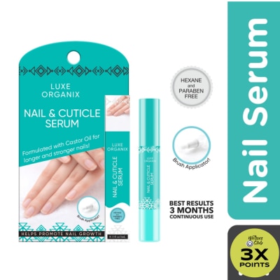LUXE ORGANIX Luxe Organix Nail and Cuticle Castor Serum 3ML