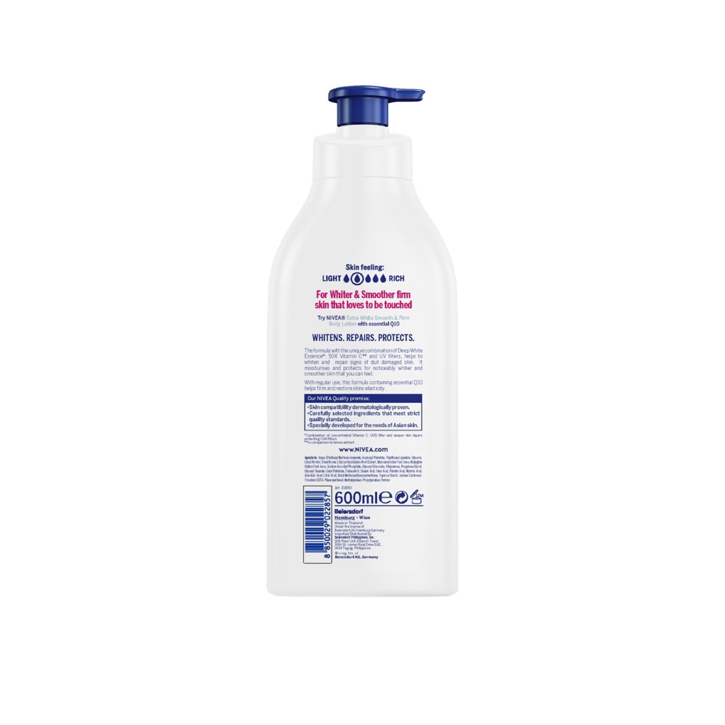 NIVEA Body Extra Bright Firm & Smooth Lotion 550ml