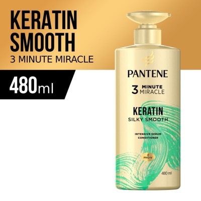 PANTENE Keratin Smooth 3-Minute Miracle Conditioner 480ml