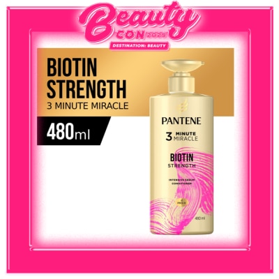 PANTENE Biotin Strength 3-Minute Miracle Conditioner 480ml