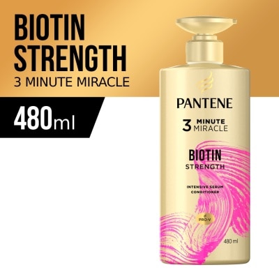 PANTENE Biotin Strength 3-Minute Miracle Conditioner 480ml