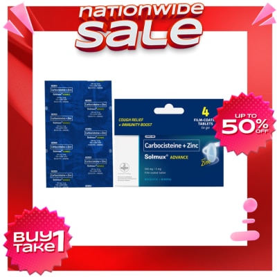 SOLMUX Solmux Advance Carbocisteine + Zinc 4s