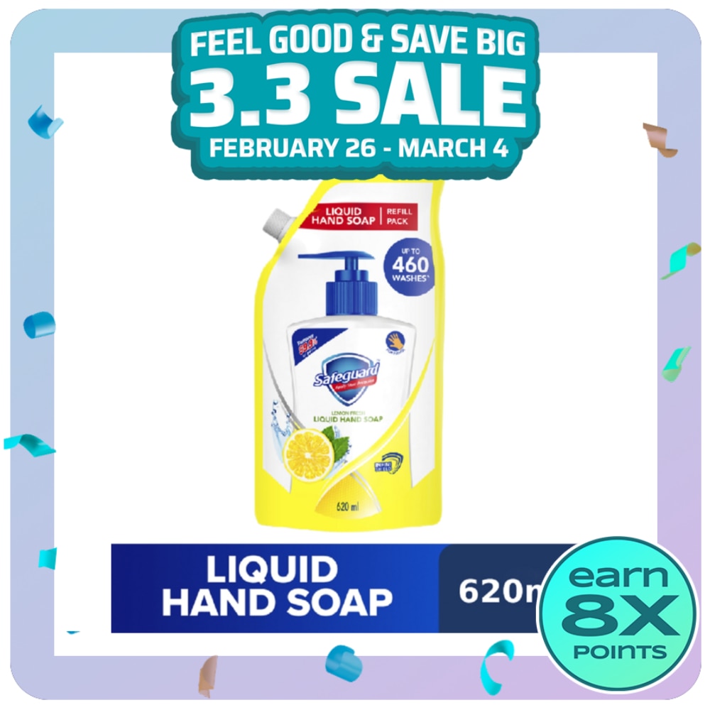 SAFEGUARD SAFEGUARD Safeguard Liquid Hand Soap Lemon 620ml Refill