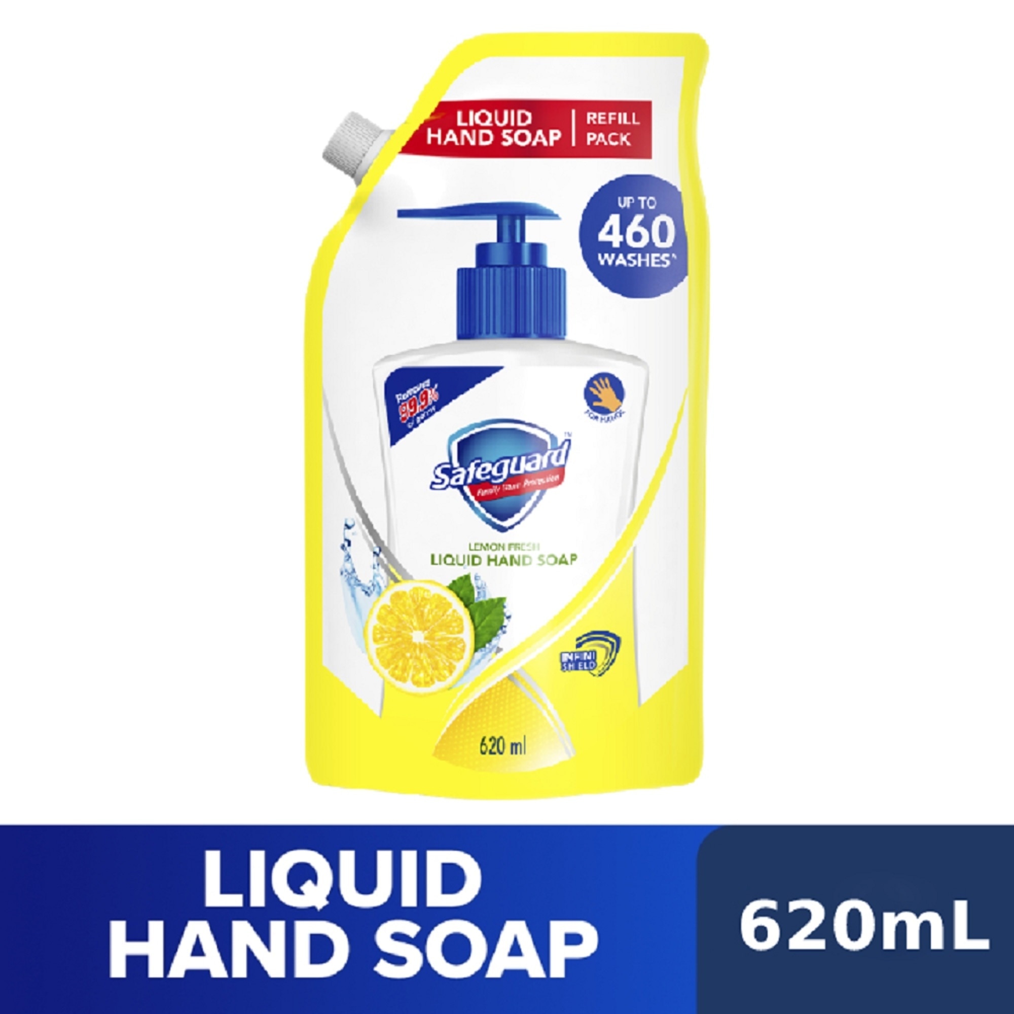 SAFEGUARD Safeguard Liquid Hand Soap Lemon 620ml Refill