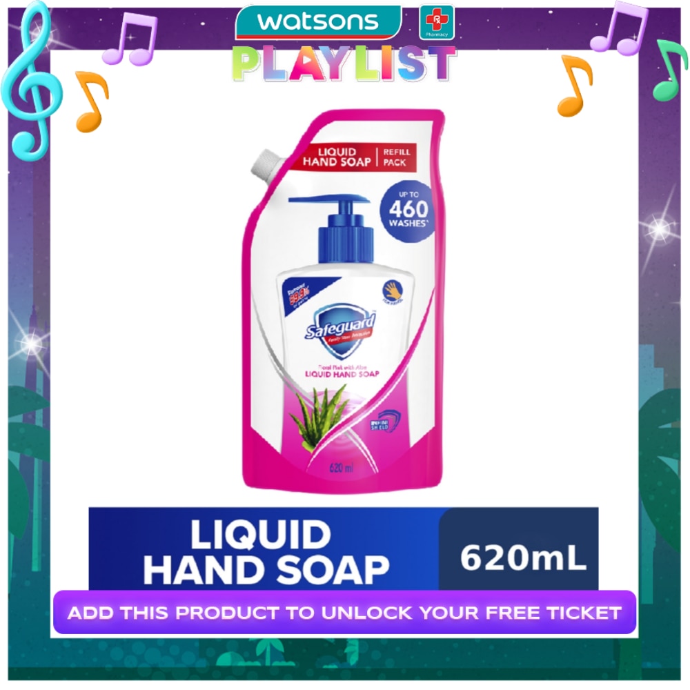 SAFEGUARD Safeguard Liquid Hand Soap Pink 620ml Refill