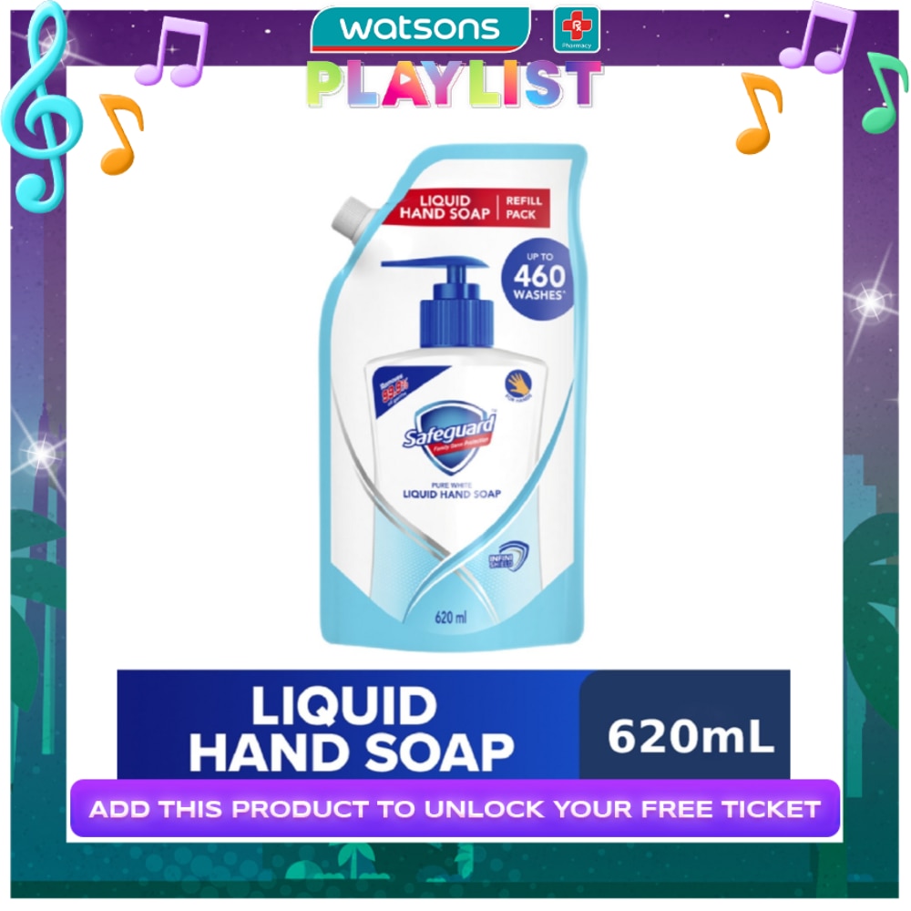 SAFEGUARD Safeguard Liquid Hand Soap White 620ml Refill