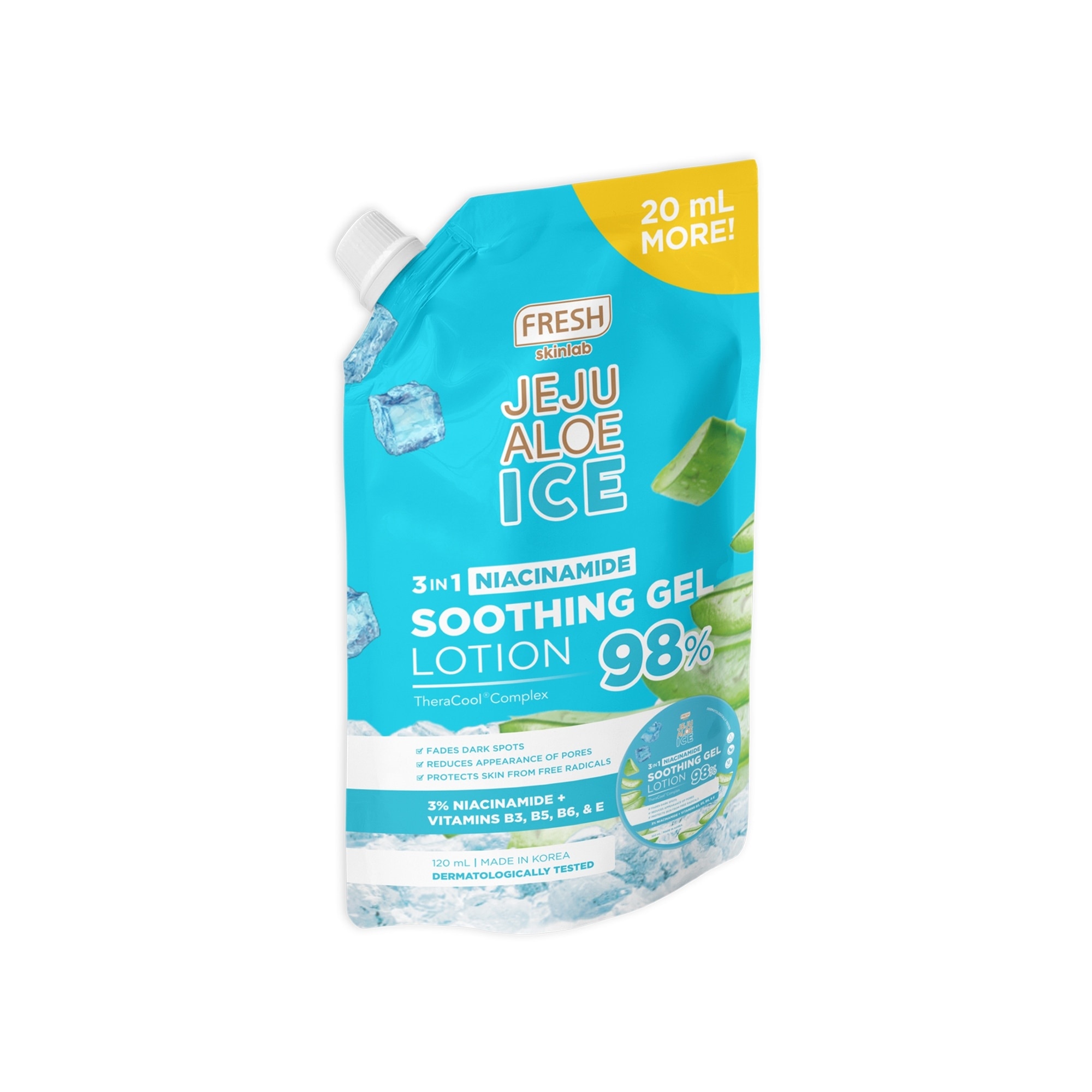 BT21 Jeju Aloe Ice Soothing Gel Lotion 120mL