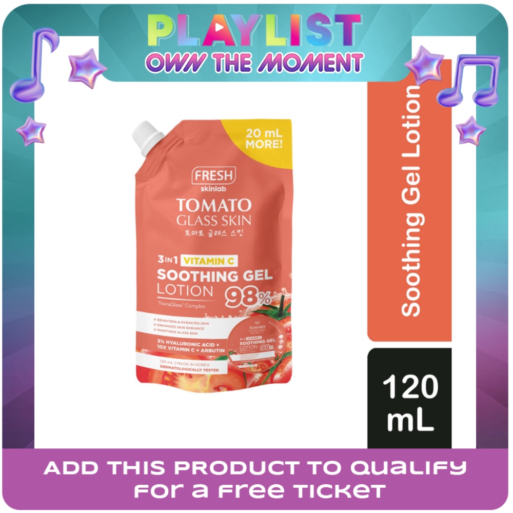 BT21 Tomato Glass Skin Soothing Gel Lotion 120ml