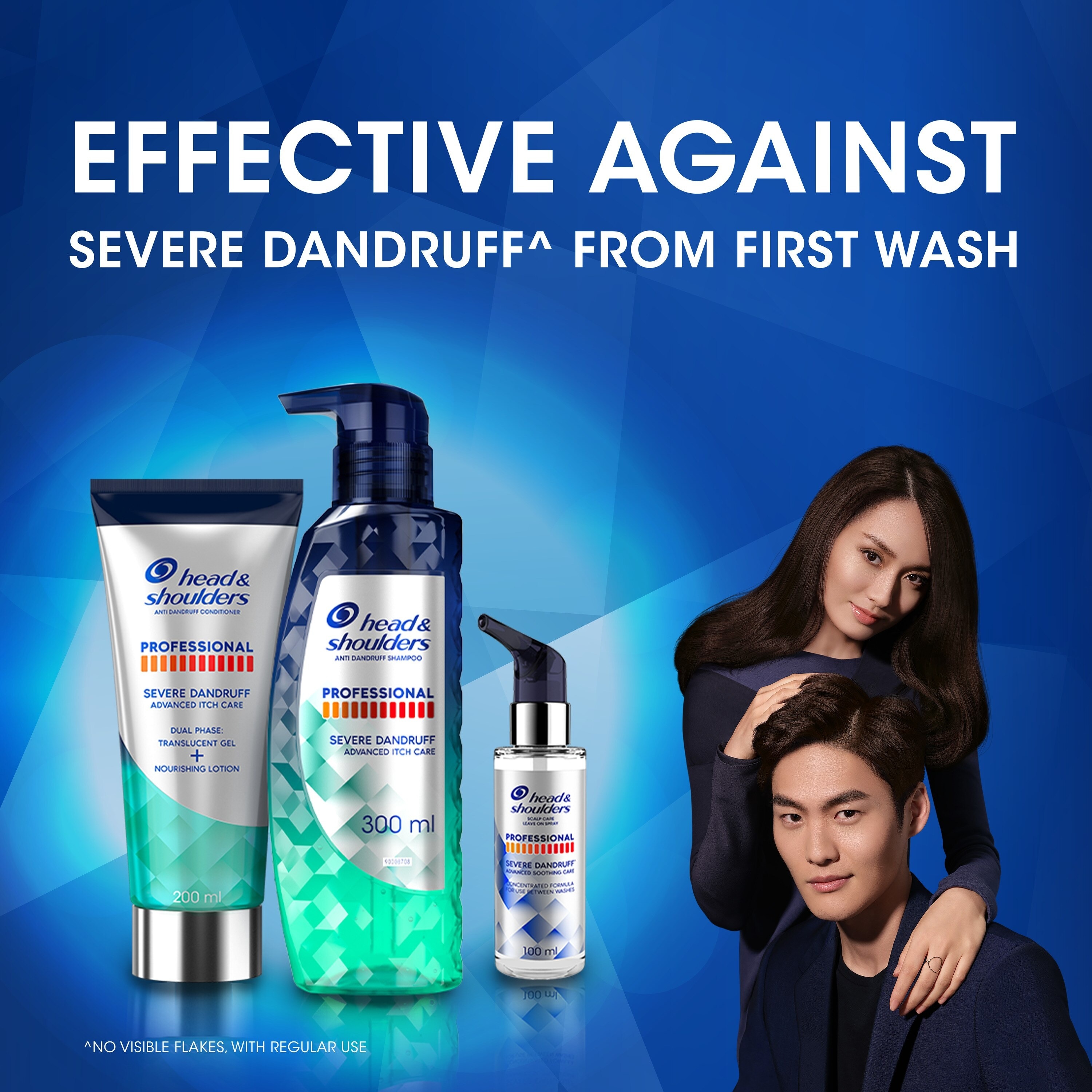 Professional Severe Dandruff Advanced Itch Care Shampoo 300ml