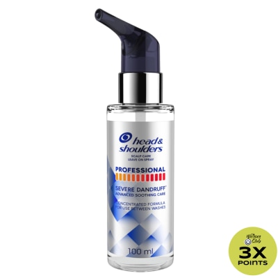 HEAD N SHOULDERS Professional Severe Dandruff Advanced Itch Care Treatment Spray 100ml