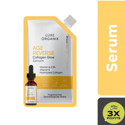 LUXE ORGANIX Age Reverse Collagen Glow Serum 7ml