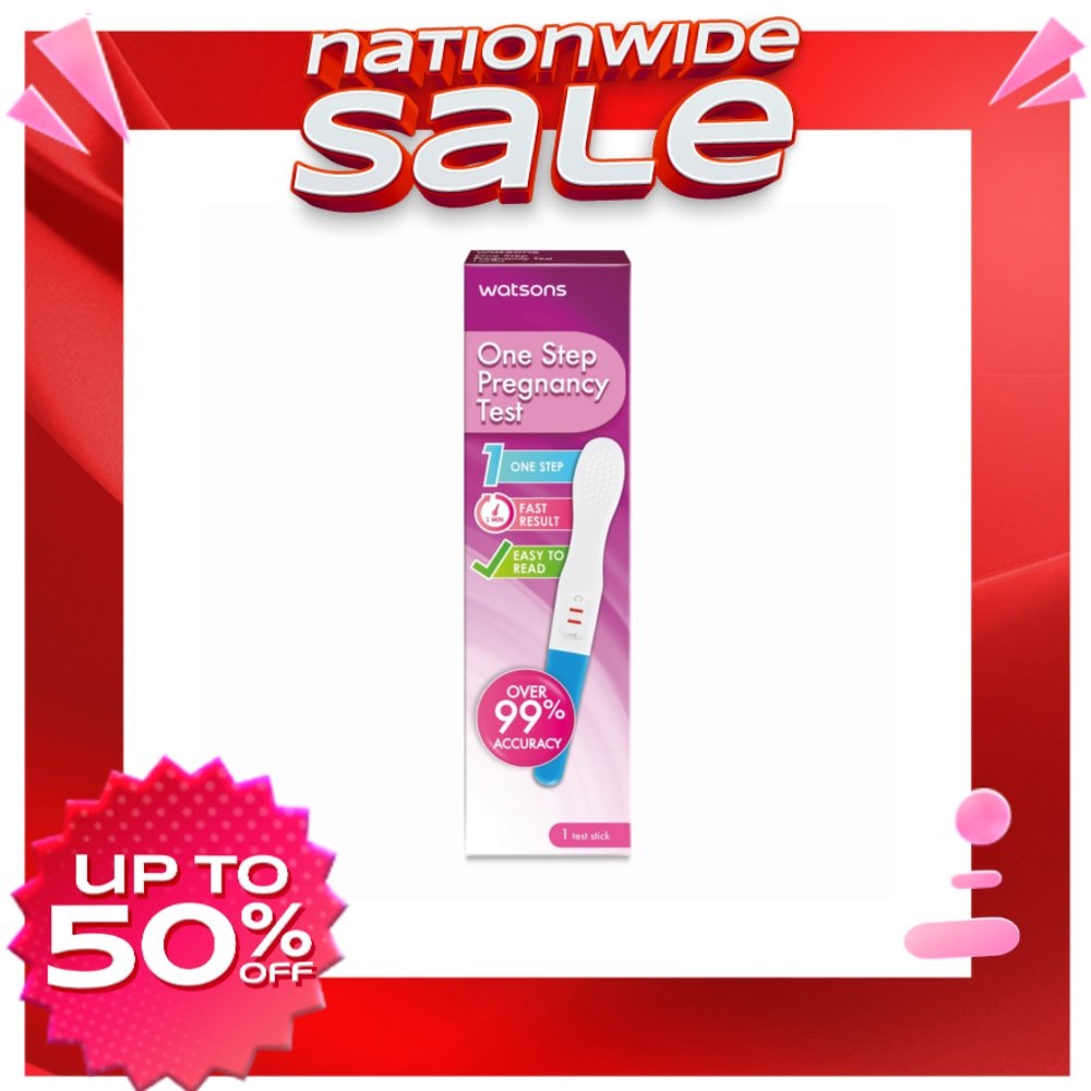 Watsons One Step Pregnancy Test Stick 1S
