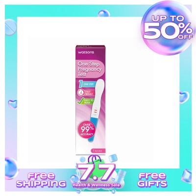 WATSONS Watsons One Step Pregnancy Test Stick 1S