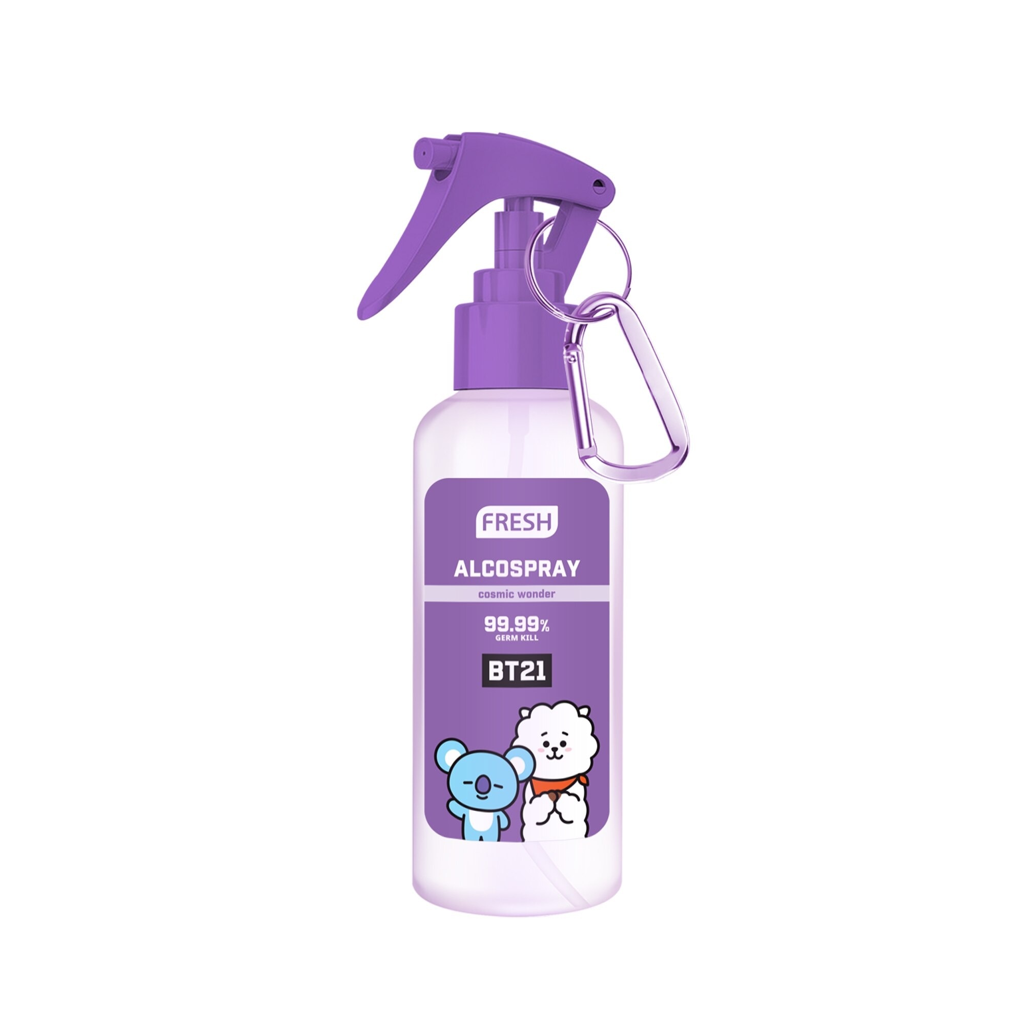 X BT21 Cosmic Wonder Purple Alcospray 100ml