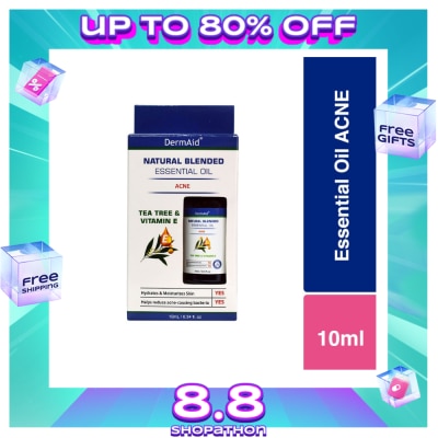 DERMAID DERMAID Natural Blended Essential Oil 10ml - Tea Tree & Vitamin E