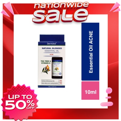 DERMAID DERMAID Natural Blended Essential Oil 10ml - Tea Tree & Vitamin E