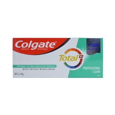 COLGATE Total 12 Professional Clean Toothpaste 90g 2s