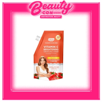 FRESH Skinlab Tomato Glass Skin Vitamin C + Arbutin Salt Scrub 300g