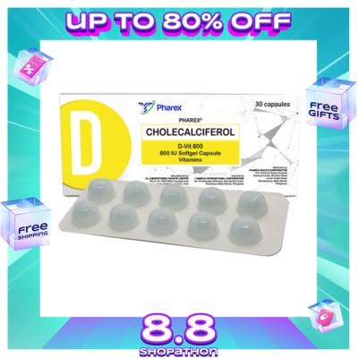 PHAREX Pharex D3 800IU 1 Capsule