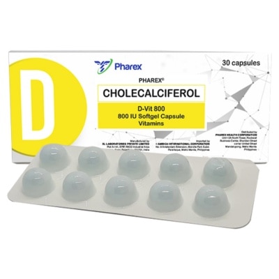 PHAREX Pharex D3 800IU 1 Capsule