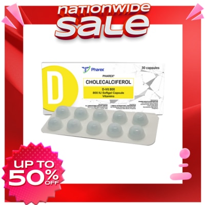 PHAREX Pharex D3 800IU 1 Capsule
