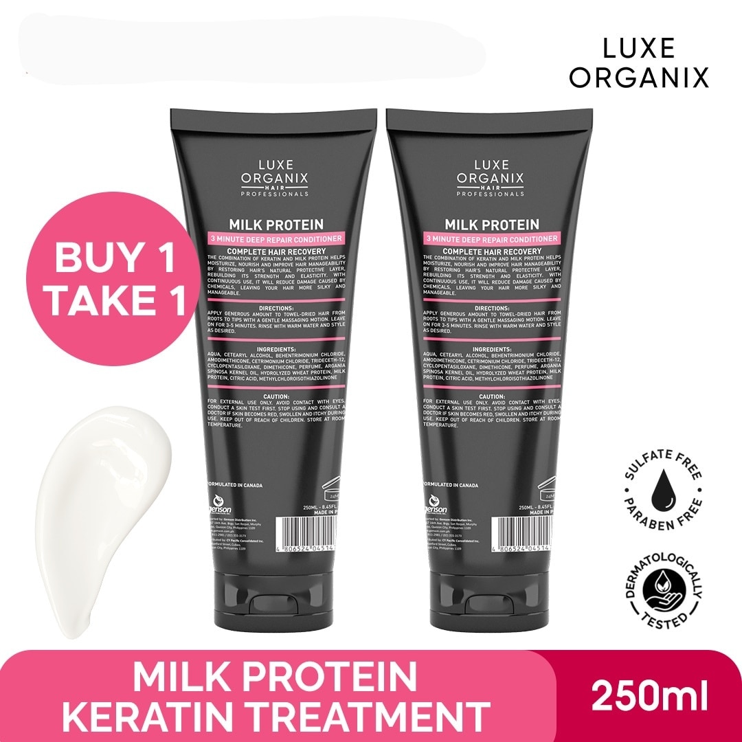 Luxe Organix Keratin Treatment Milk Protein 250ml