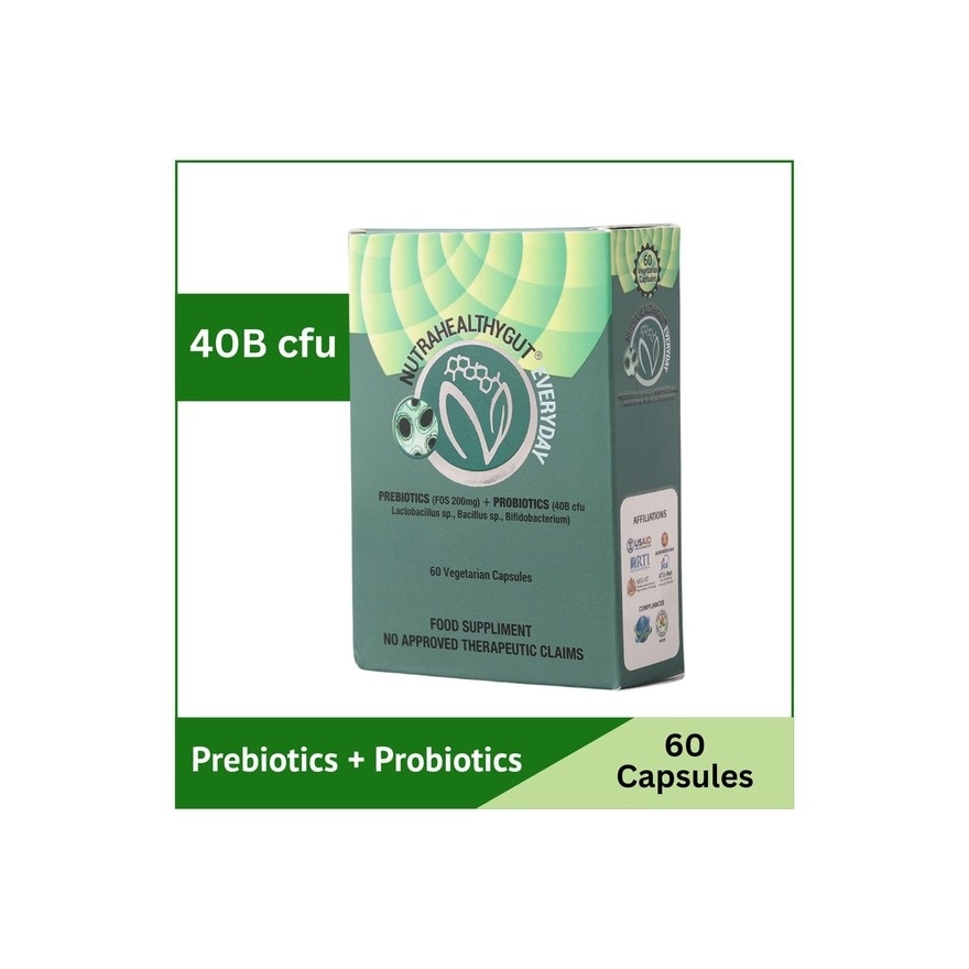 NUTRAHEALTHYGUT Everyday Prebiotics Plus Probiotics 1 Capsule