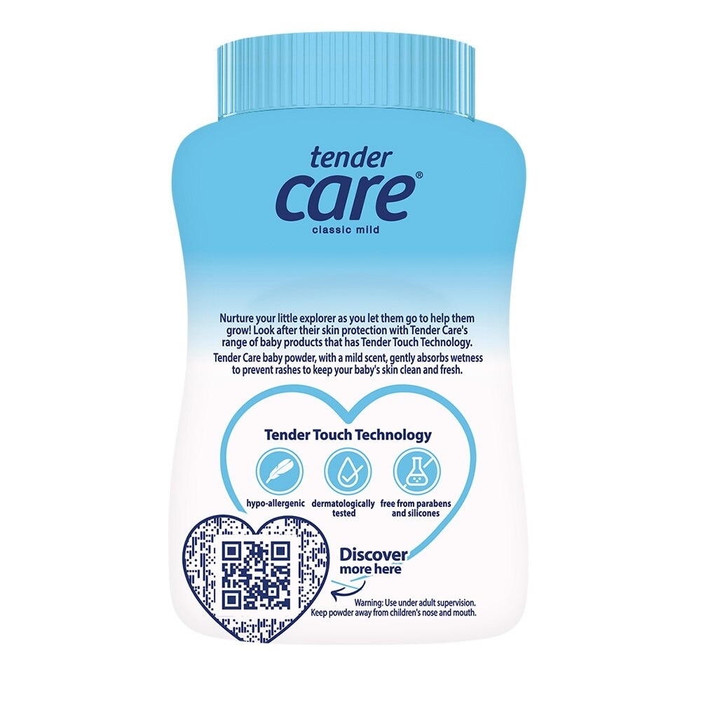 Tender Care Talc Classic Mild (Original Scent) 100G