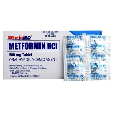 RITEMED Metformin Hydrochloride 500mg 1 Sustained-release Tablet [Prescription Required]