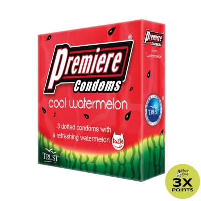 PREMIERE Cool Watermelon 3 Dotted Condom