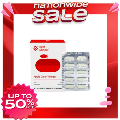 BESTSHAPE Apple Cider Vinegar Capsule 600mg 1s