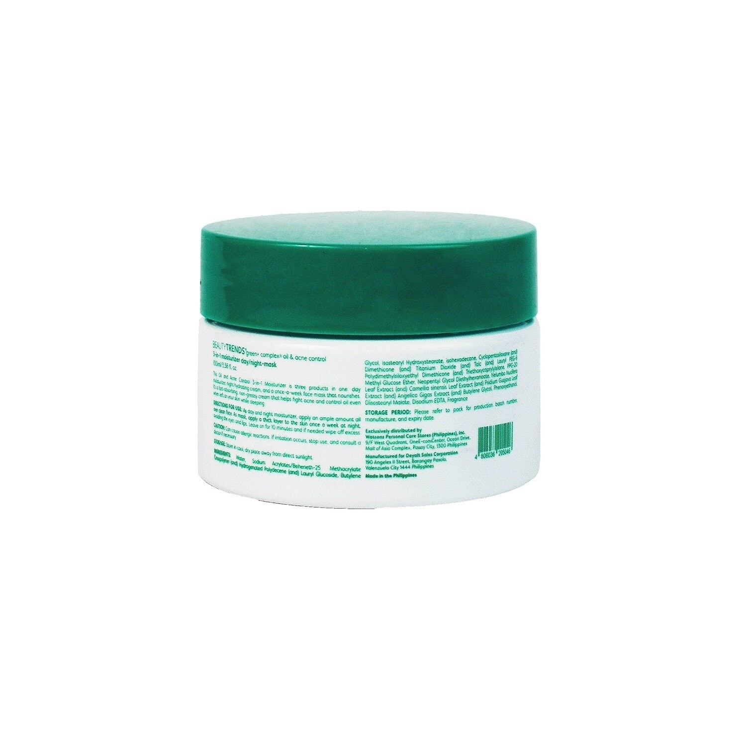 Green+ Complex Oil & Acne Control 3-in-1 Moisturizer 100ml