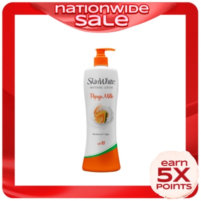 SKINWHITE Whitening Lotion Papaya Milk SPF10 500ML