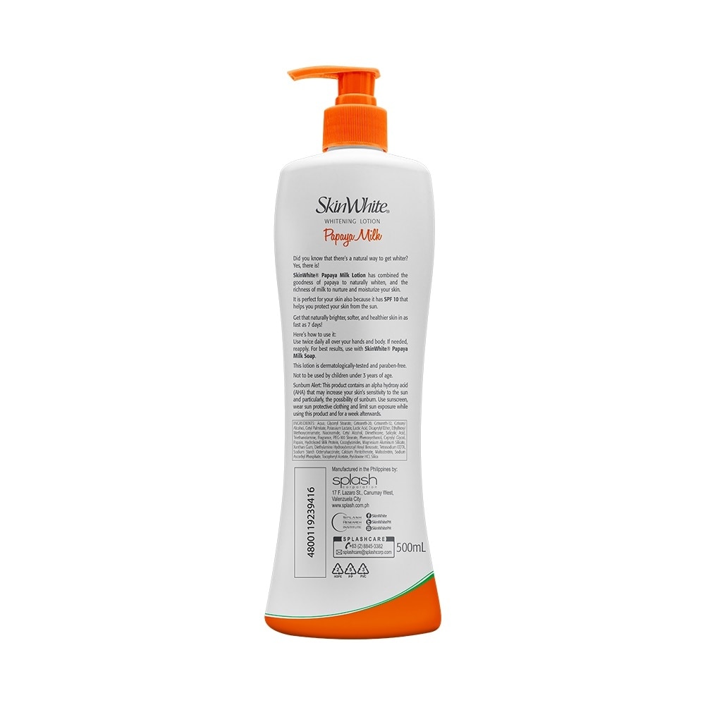 Whitening Lotion Papaya Milk SPF10 500ML