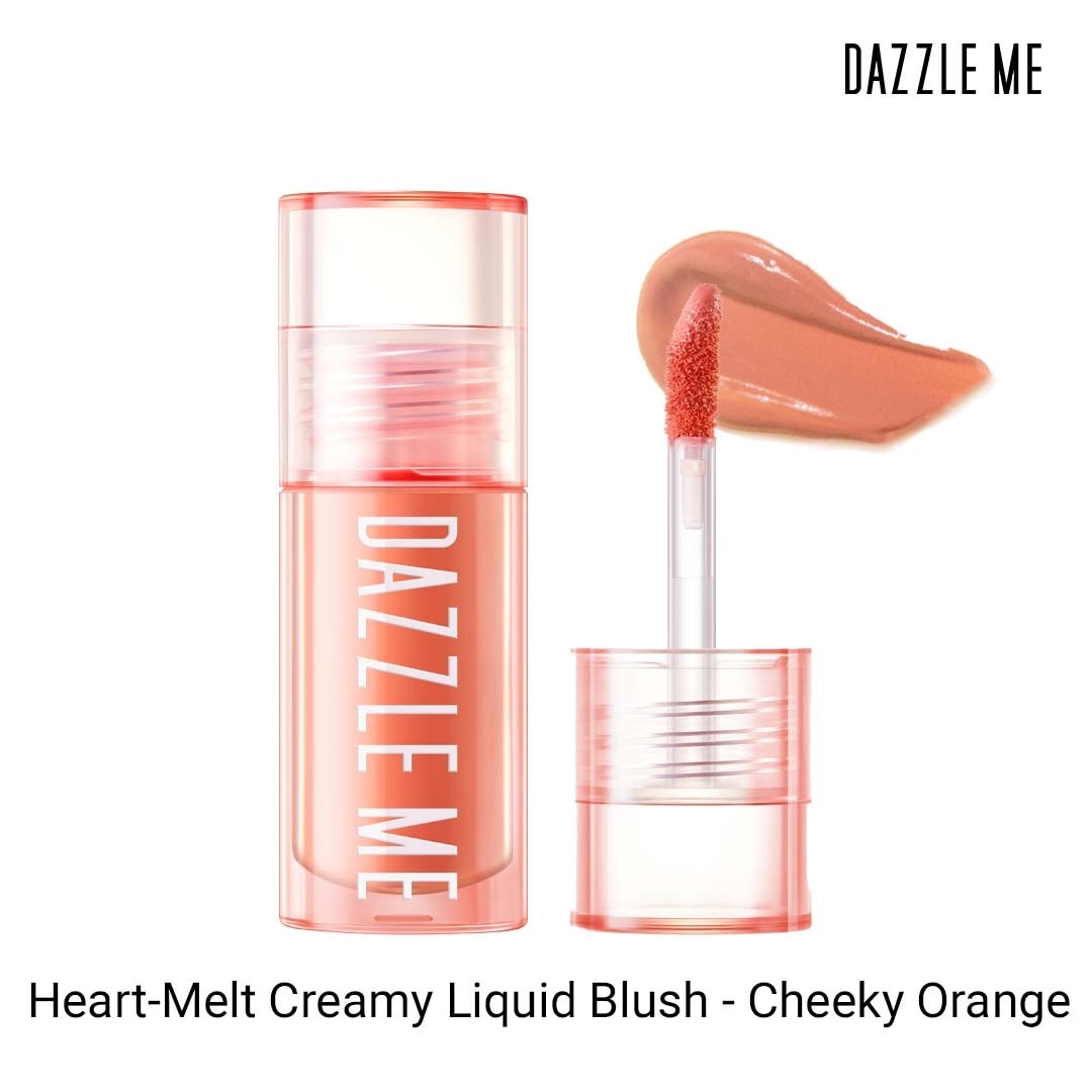 "Heart-Melt Creamy Liquid Blush 02 Cheeky Orange 2.5g