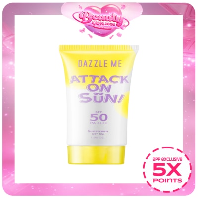 DAZZLE ME - Attack On Sun! Sunscreen SPF 50 PA ++++ 30g