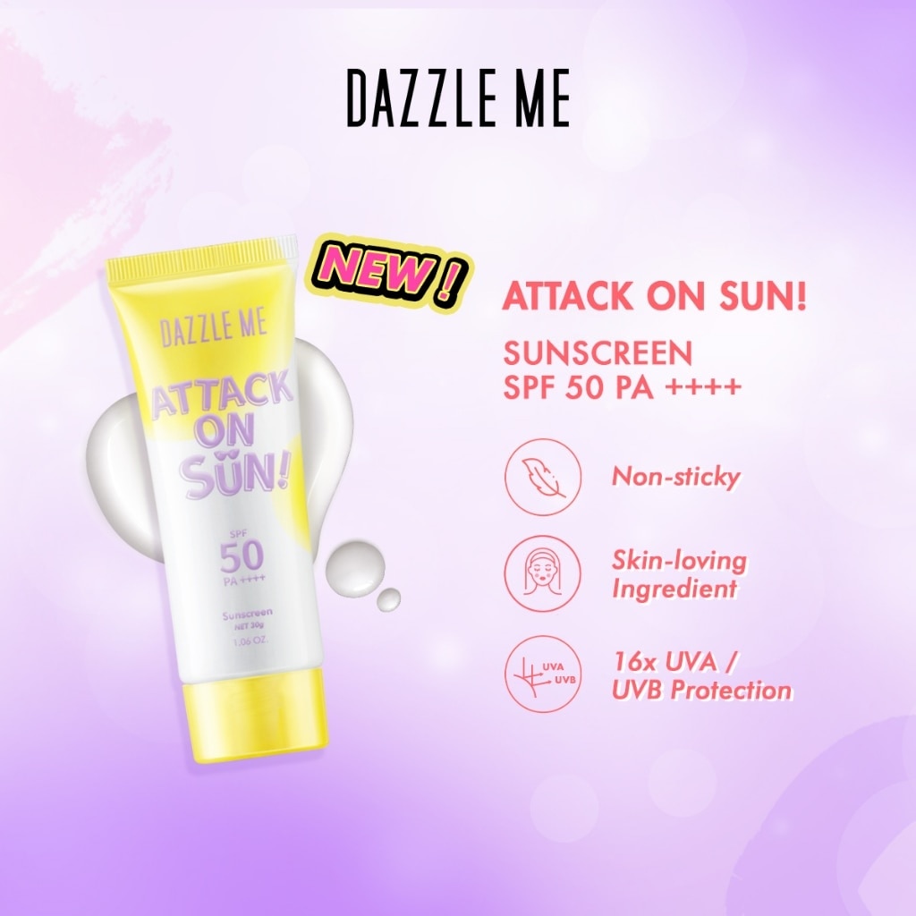 Attack On Sun! Sunscreen SPF 50 PA ++++ 30g