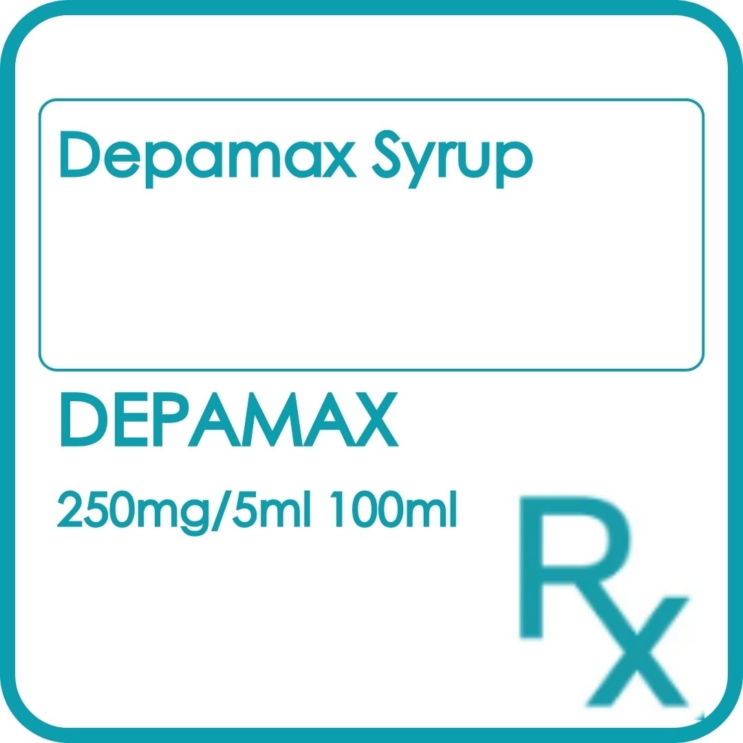 DEPAMAX Syrup 250mg/5ml 100ml [PRESCRIPTION REQUIRED]