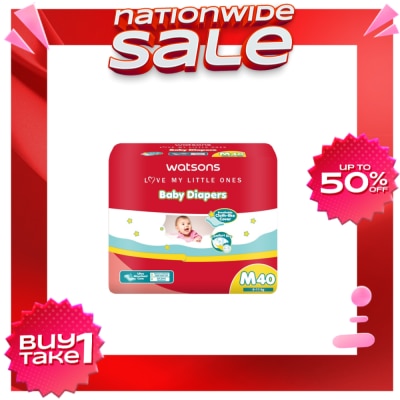 WATSONS WATSONS Baby Diaper Tape Medium 40s Jumbo Pack