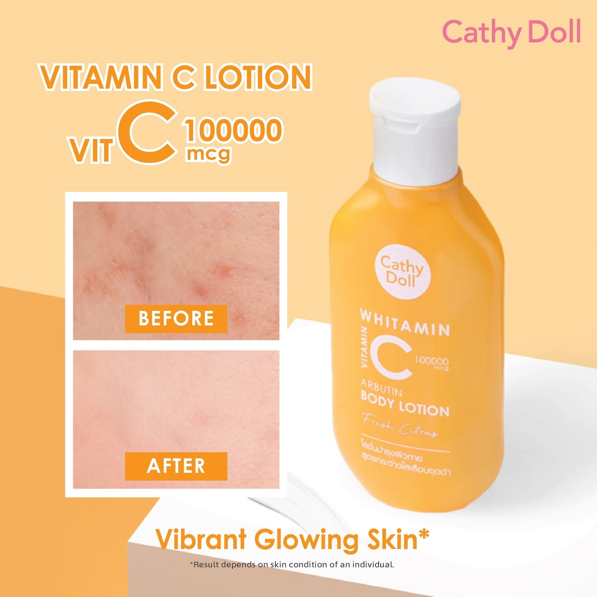 Whitamin Vitamin C Arbutin Fresh Citrus Body Lotion 150ML