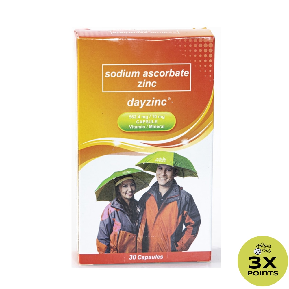 Vitamin C (Sodium Ascorbate + Zinc) 30 Capsules