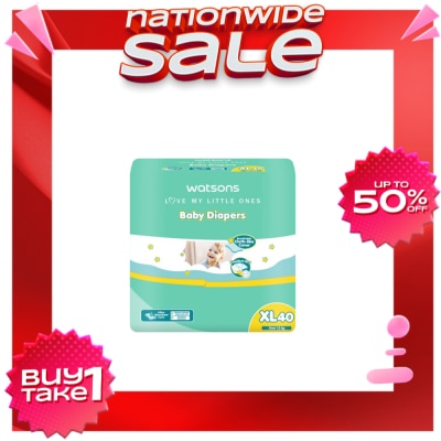 WATSONS WATSONS Baby Diaper Tape Extra Large 40s Jumbo Pack