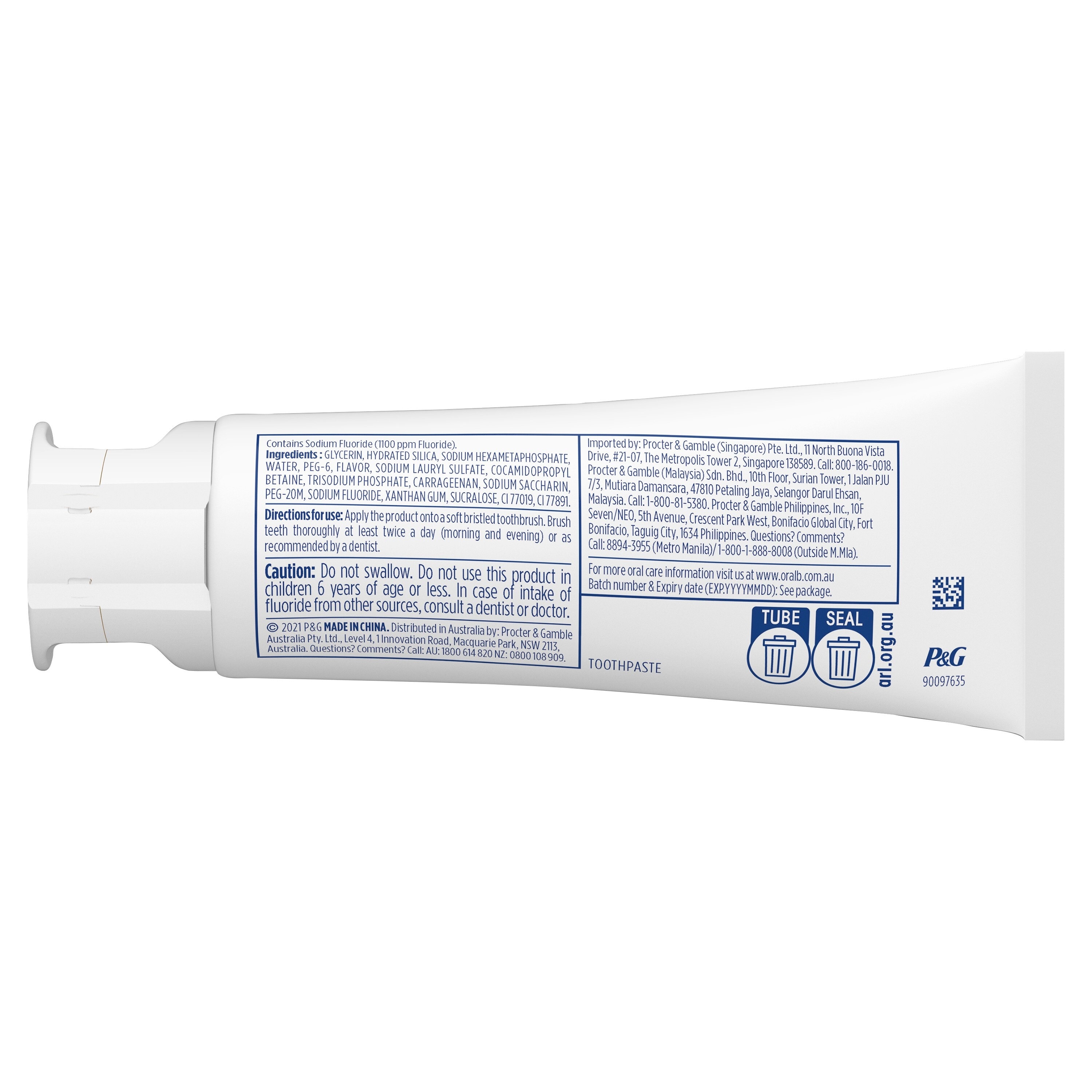 3D White Luxe Perfection Toothpaste 95g