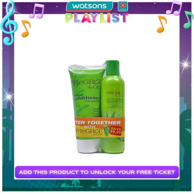 PREGROE PREGROE Shampoo 250ml And Conditioner 200ml Save P99