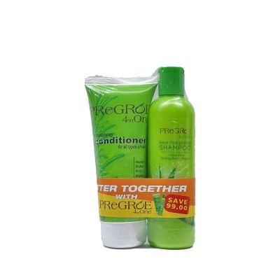 PREGROE PREGROE Shampoo 250ml And Conditioner 200ml Save P99