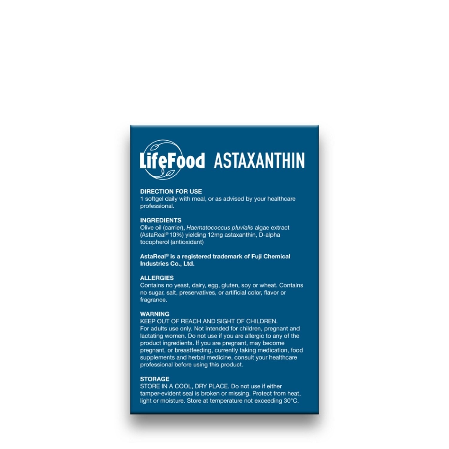 Asxtaxanthin 12mg 1 Capsule