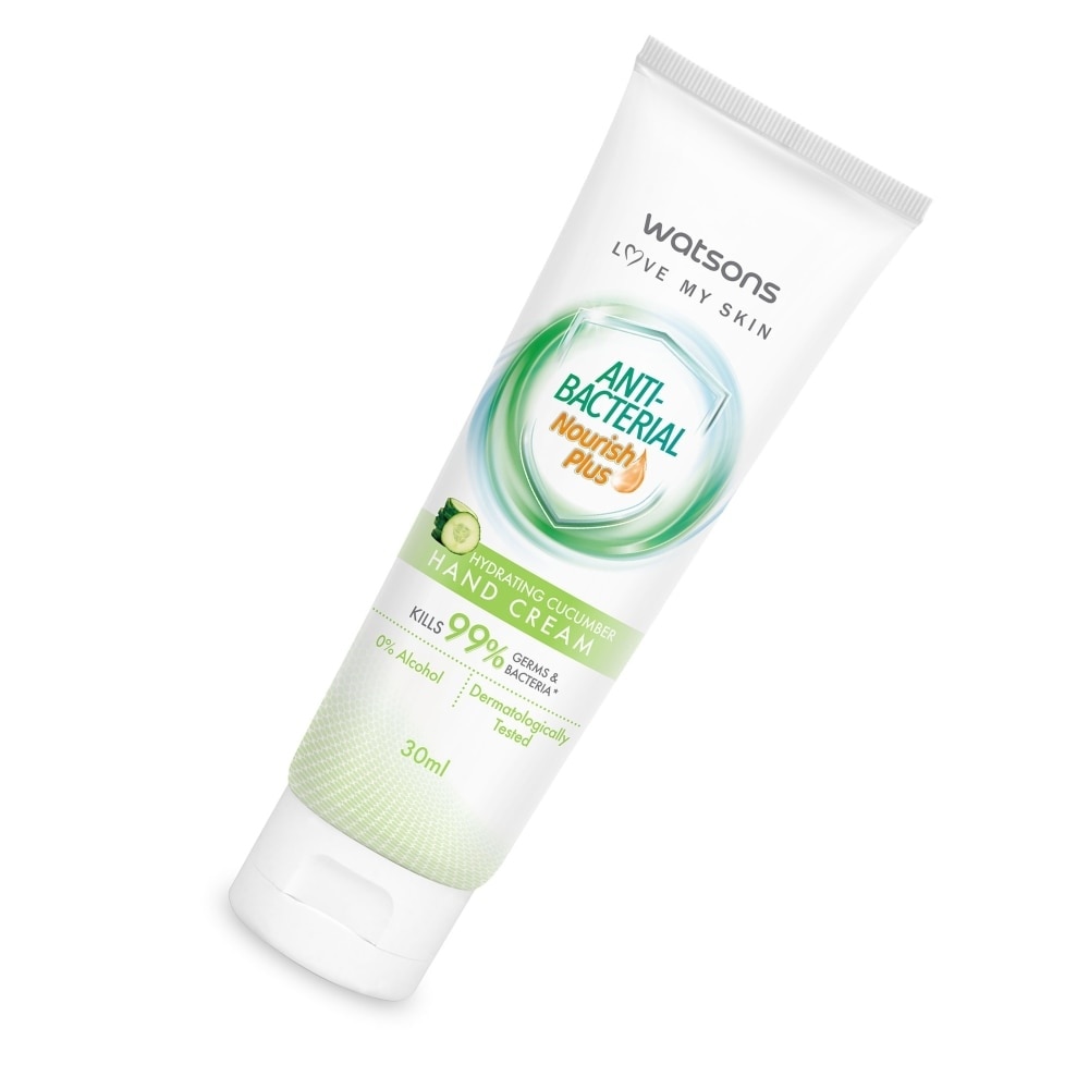 Antibacterial Hydrating Cucumber Hand Cream 30ml