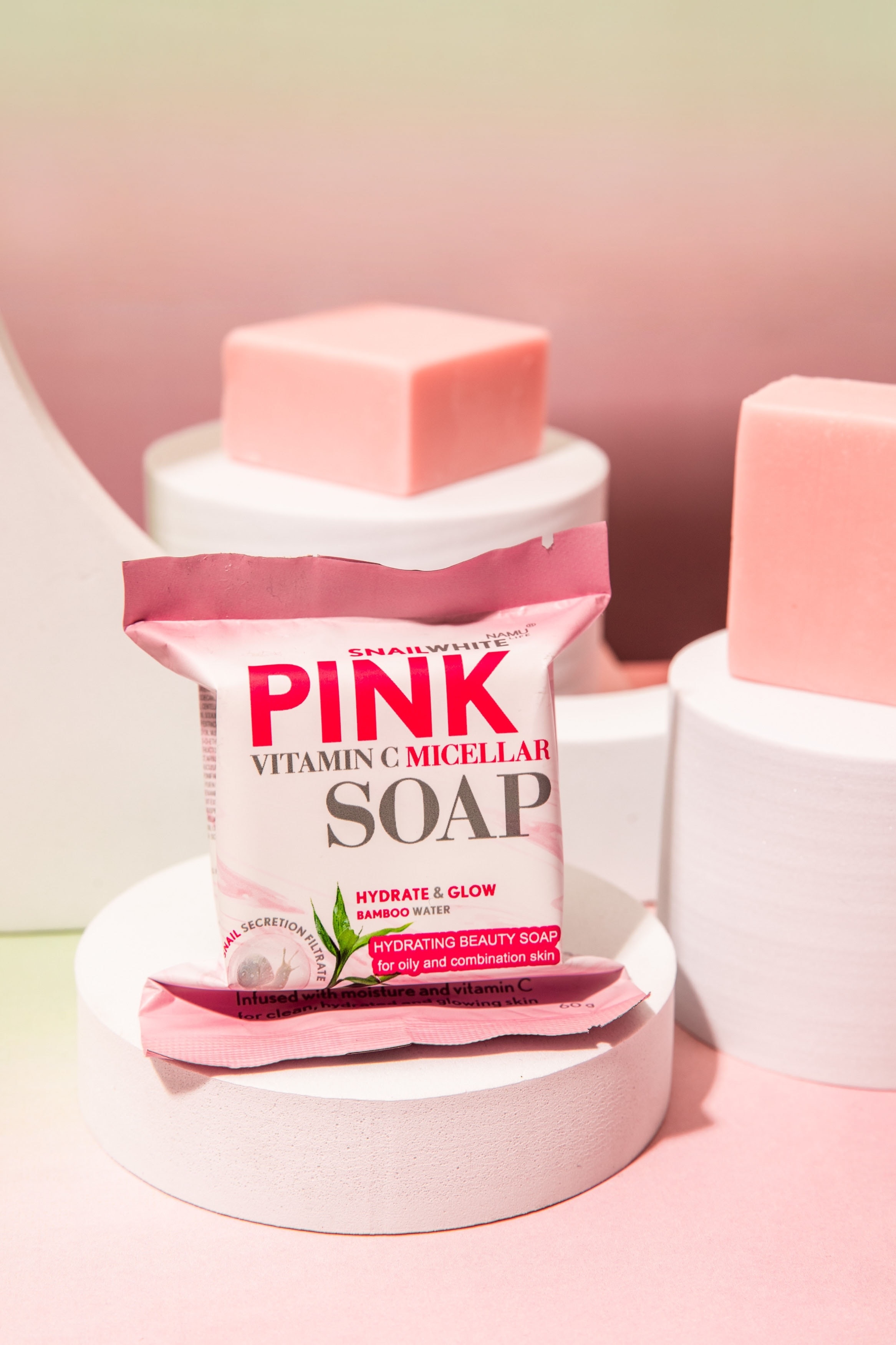 Pink Vitamin C Micellar Soap 60g