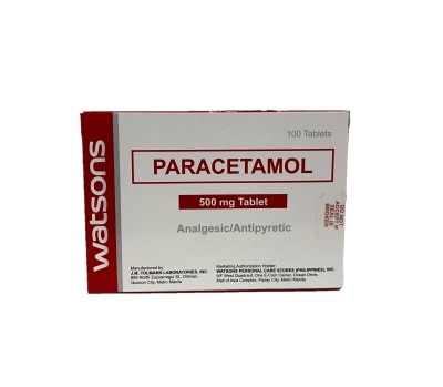 WATSONS GENERICS Paracetamol 500 mg 1 Tablet (Sold per Piece)